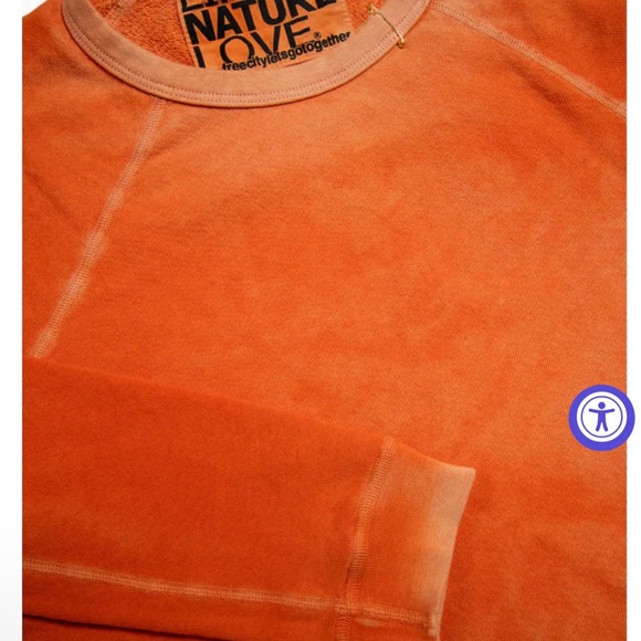 freecity Tops - FREE CITY LUCKY RABBIT SWEATSHIRT- JUICY ORANGE